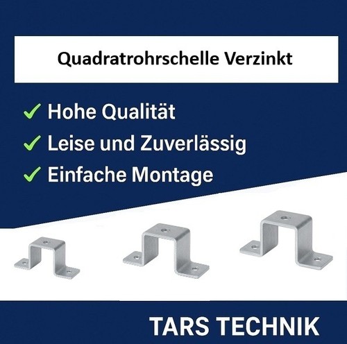 Quadratrohrschelle verzinkt